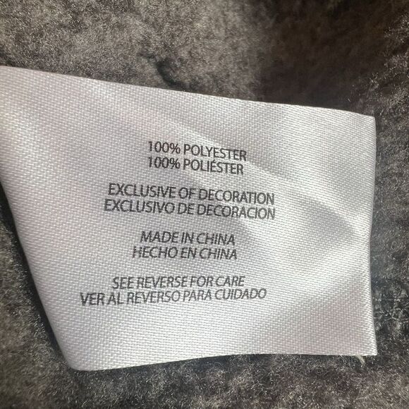 Eddie Bauer Sweater Mens Large Gray Knit Pullover Fleece‎ - Picture 8 of 12